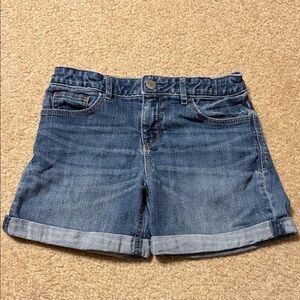 GAP Kids Denim Blue Jean Shorts Girls Size 14